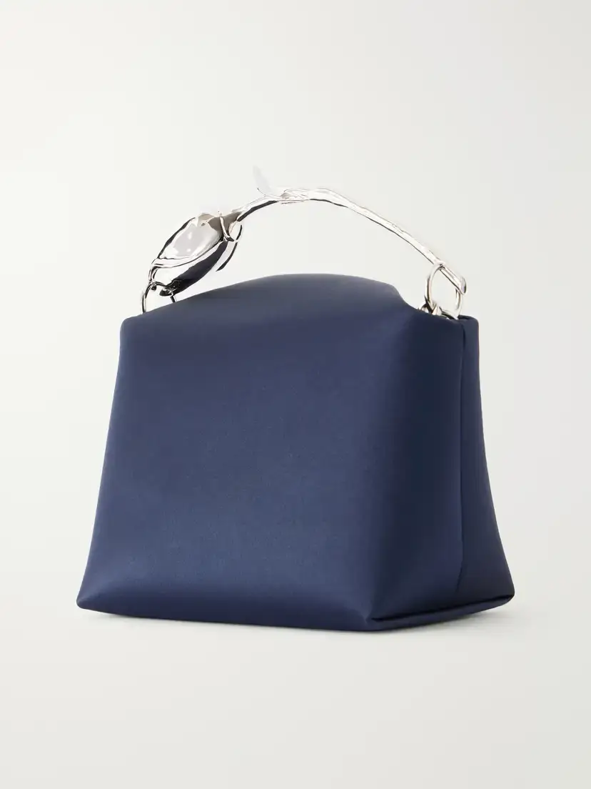 Erdem Mini Bloom Satin Top-handle Bag | Thumbnail 4 Erdem Mini Bloom Satin Top-handle Bag | Thumbnail 4
