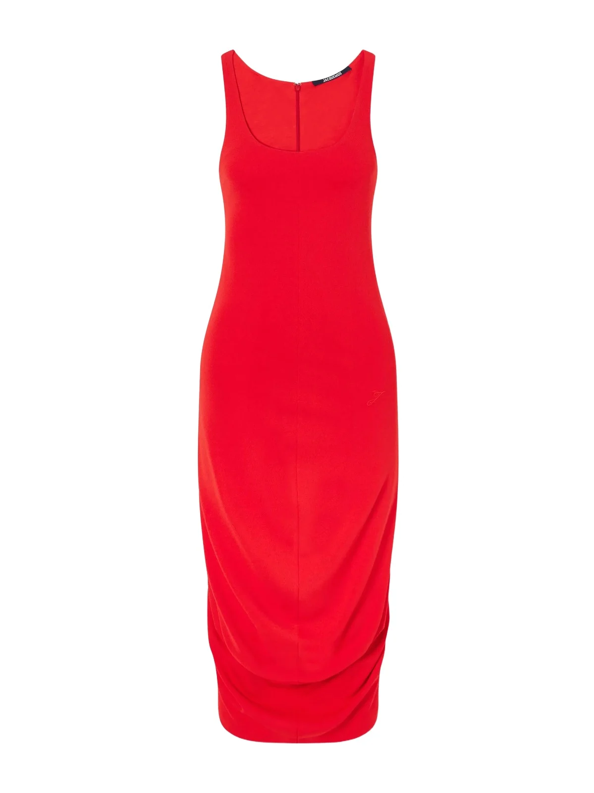 Jacquemus La Robe Regata Embroidered Crepe Midi Dress