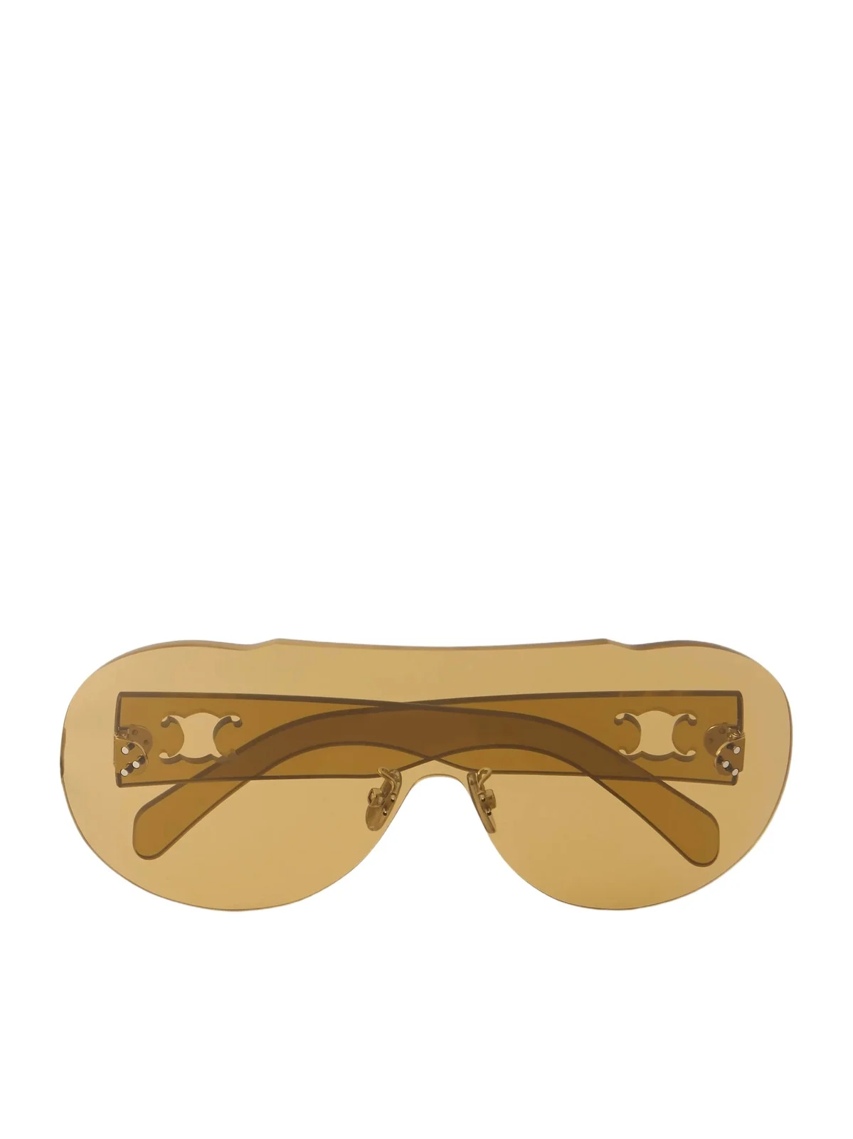 Sundown Shade Aviator-style Rimless Sunglasses