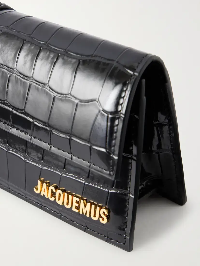 Jacquemus La Pochette Bambino Crocodile-effect Leather Clutch | Thumbnail 5 Jacquemus La Pochette Bambino Crocodile-effect Leather Clutch | Thumbnail 5