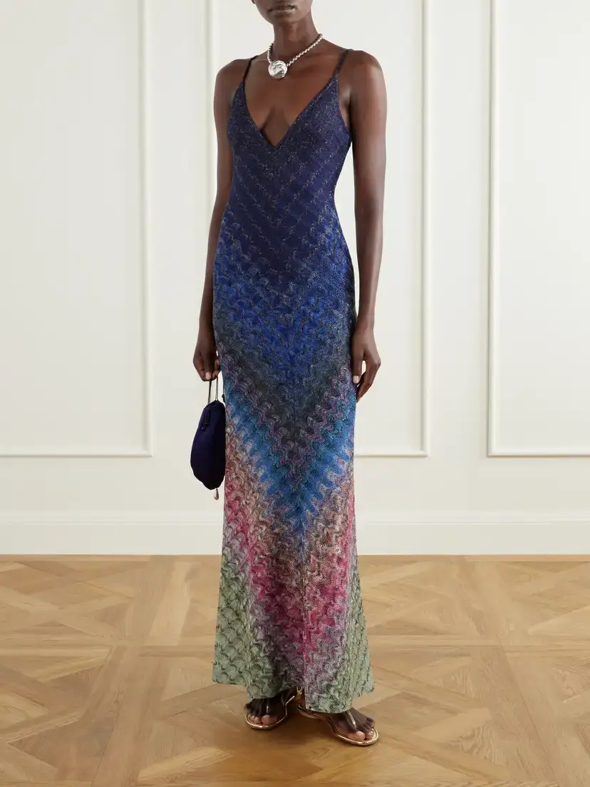Missoni Striped Crochet-knit Maxi Dress | Thumbnail 2 Missoni Striped Crochet-knit Maxi Dress | Thumbnail 2