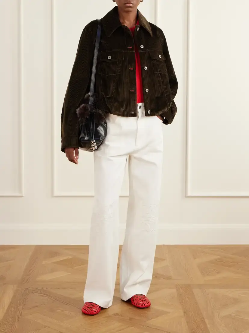 Loewe Balloon Gathered Cotton-corduroy Jacket | Thumbnail 2 Loewe Balloon Gathered Cotton-corduroy Jacket | Thumbnail 2