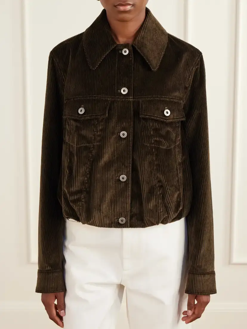 Loewe Balloon Gathered Cotton-corduroy Jacket | Thumbnail 3 Loewe Balloon Gathered Cotton-corduroy Jacket | Thumbnail 3