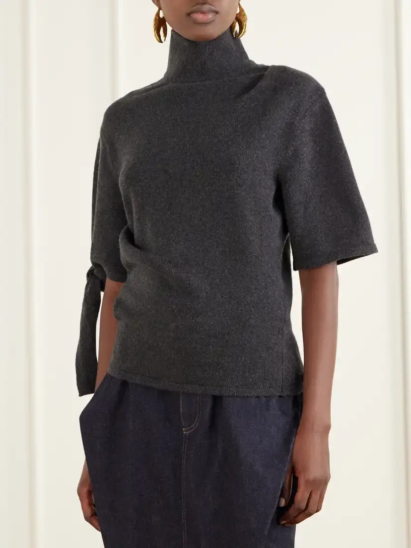 Jacquemus La Maille Fiocco Wool And Cashmere-blend Turtleneck Sweater | Thumbnail 3 Jacquemus La Maille Fiocco Wool And Cashmere-blend Turtleneck Sweater | Thumbnail 3
