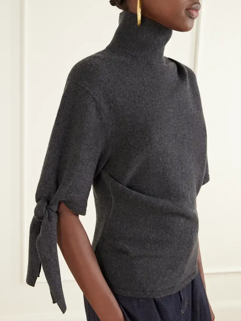 Jacquemus La Maille Fiocco Wool And Cashmere-blend Turtleneck Sweater | Thumbnail 5 Jacquemus La Maille Fiocco Wool And Cashmere-blend Turtleneck Sweater | Thumbnail 5
