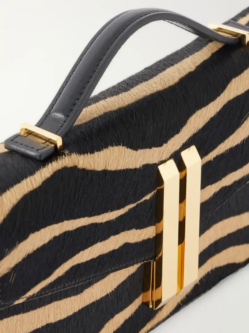 DeMellier The Vancouver Zebra-effect Calf-hair Clutch | Thumbnail 5 DeMellier The Vancouver Zebra-effect Calf-hair Clutch | Thumbnail 5