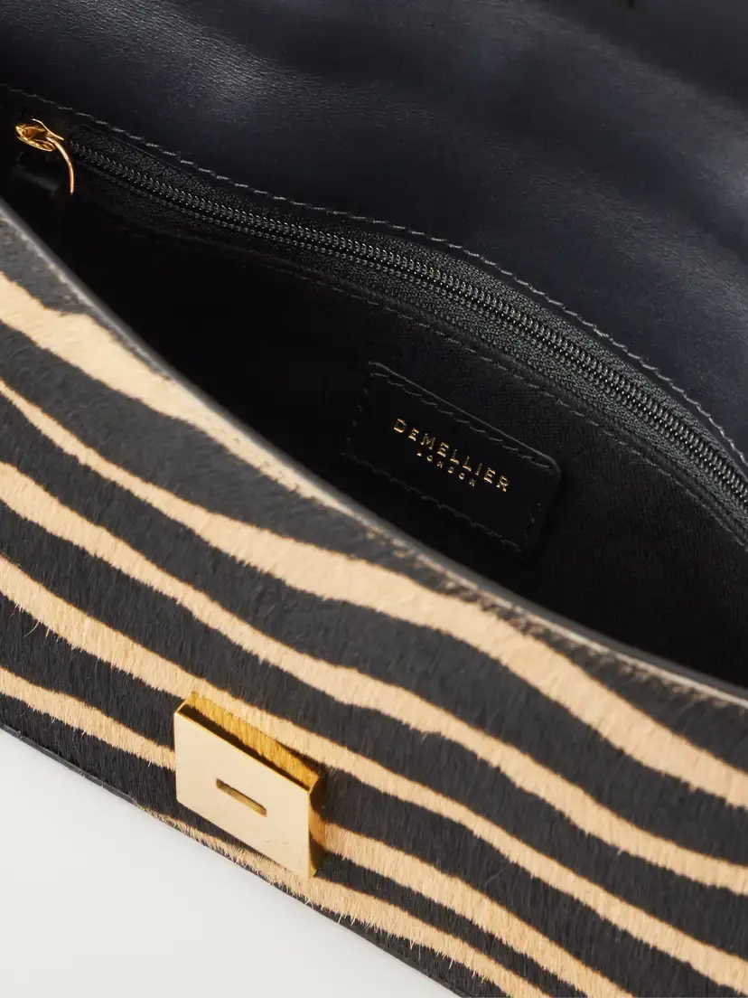 DeMellier The Vancouver Zebra-effect Calf-hair Clutch | Thumbnail 6 DeMellier The Vancouver Zebra-effect Calf-hair Clutch | Thumbnail 6