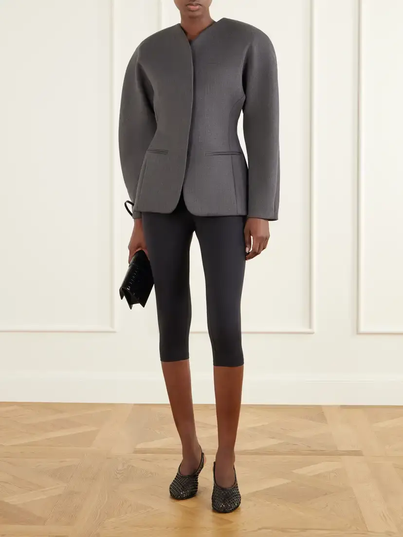 Jacquemus La Veste Ovalo Drill Blazer | Thumbnail 2 Jacquemus La Veste Ovalo Drill Blazer | Thumbnail 2