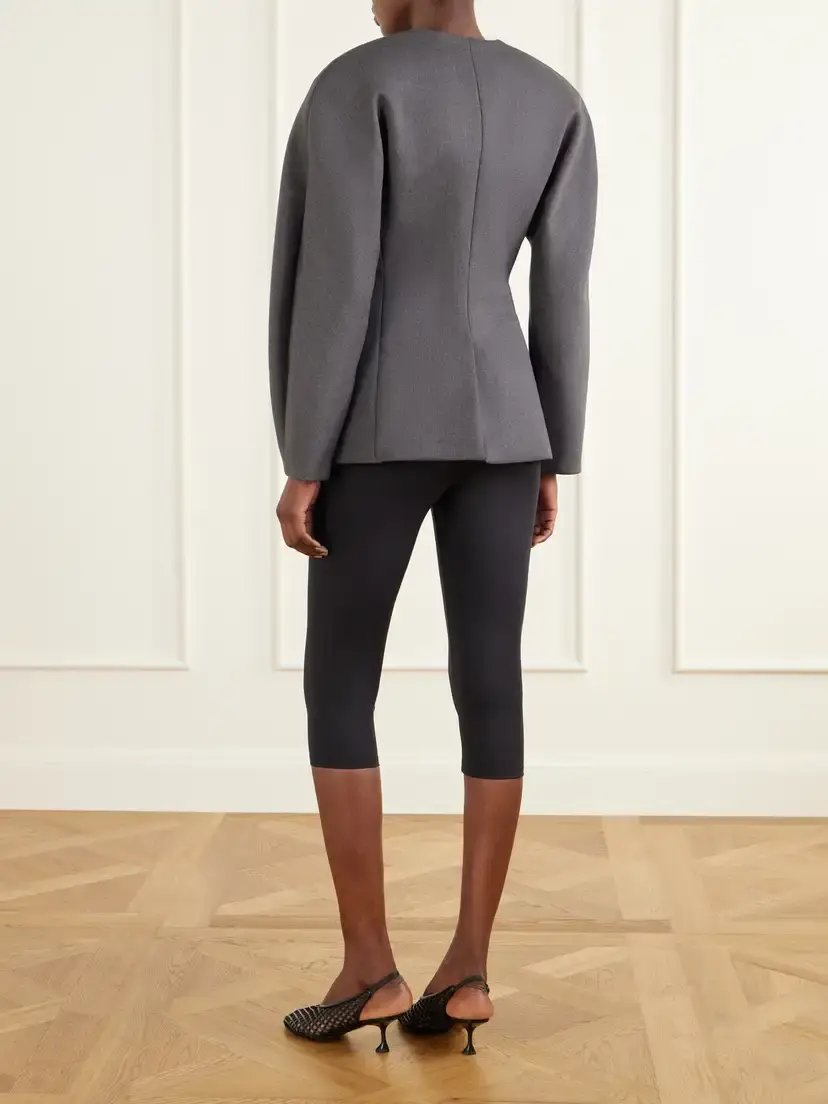 Jacquemus La Veste Ovalo Drill Blazer | Thumbnail 3 Jacquemus La Veste Ovalo Drill Blazer | Thumbnail 3