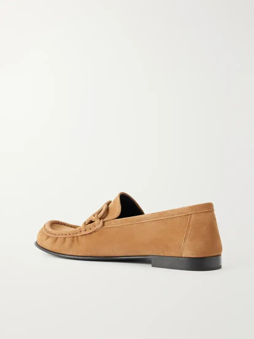 Loewe Double L Suede Loafers | Thumbnail 3 Loewe Double L Suede Loafers | Thumbnail 3