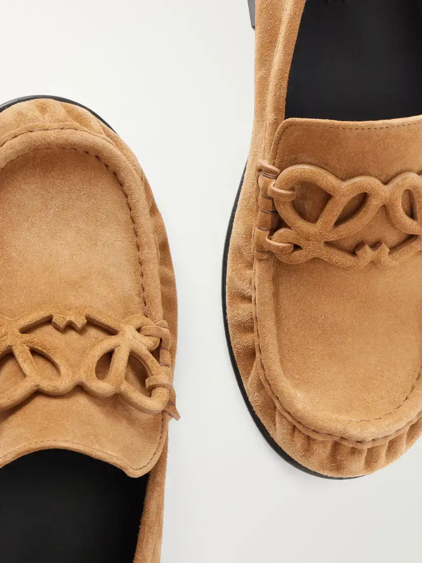 Loewe Double L Suede Loafers | Thumbnail 5 Loewe Double L Suede Loafers | Thumbnail 5