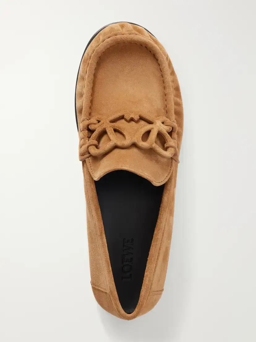Loewe Double L Suede Loafers | Thumbnail 6 Loewe Double L Suede Loafers | Thumbnail 6