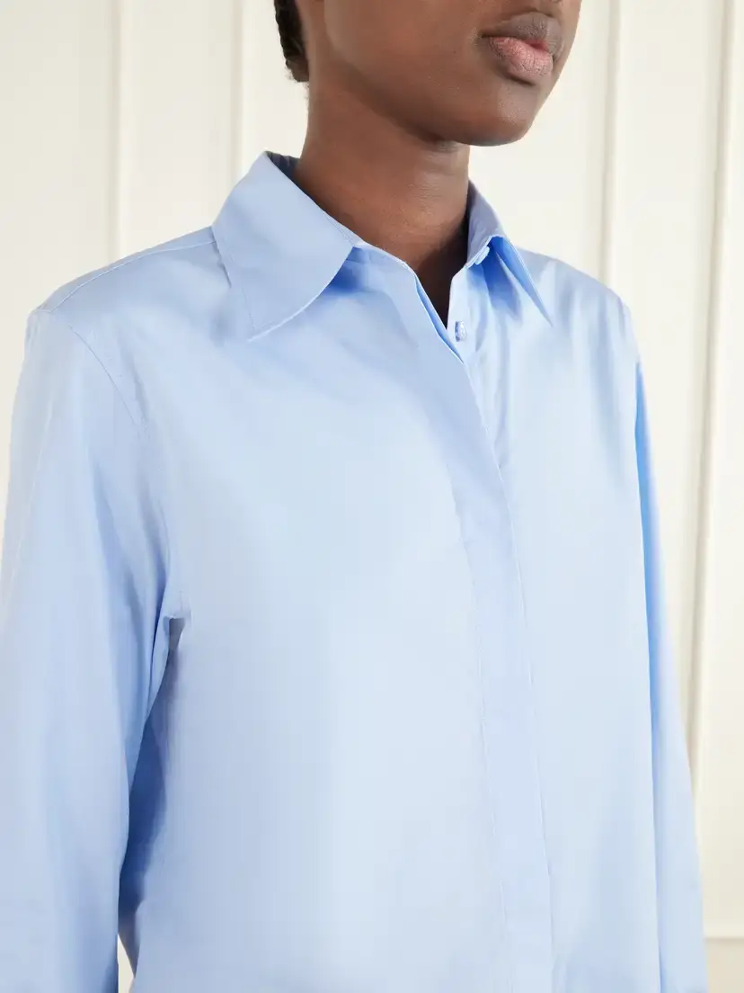 Gabriela Hearst Judie Cotton-poplin Shirt | Thumbnail 5 Gabriela Hearst Judie Cotton-poplin Shirt | Thumbnail 5