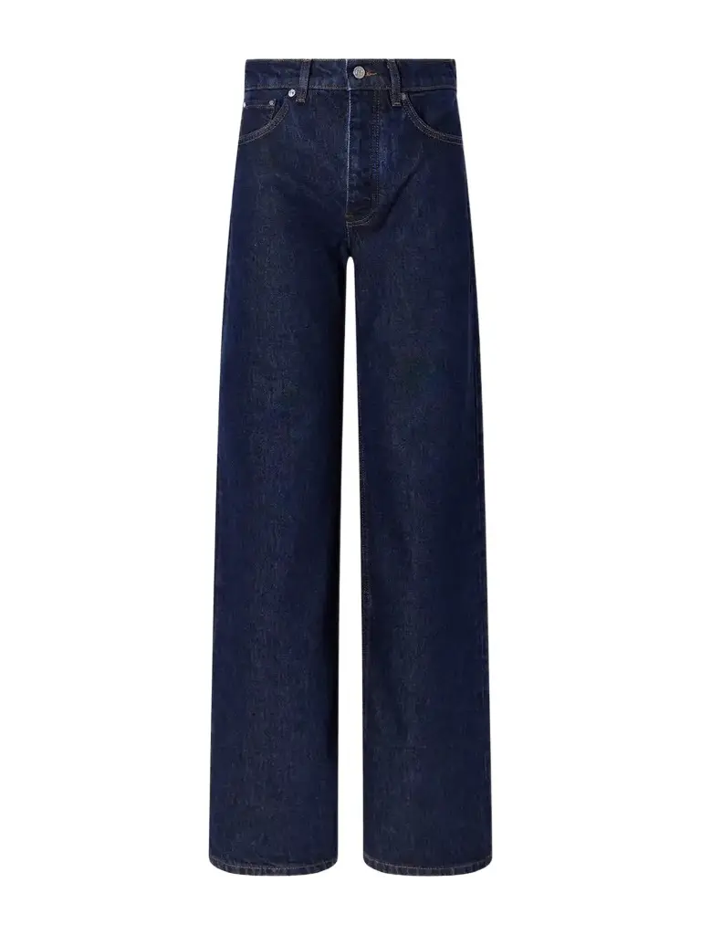 Anine Bing Hugh Jean 34' Straight-leg Jeans