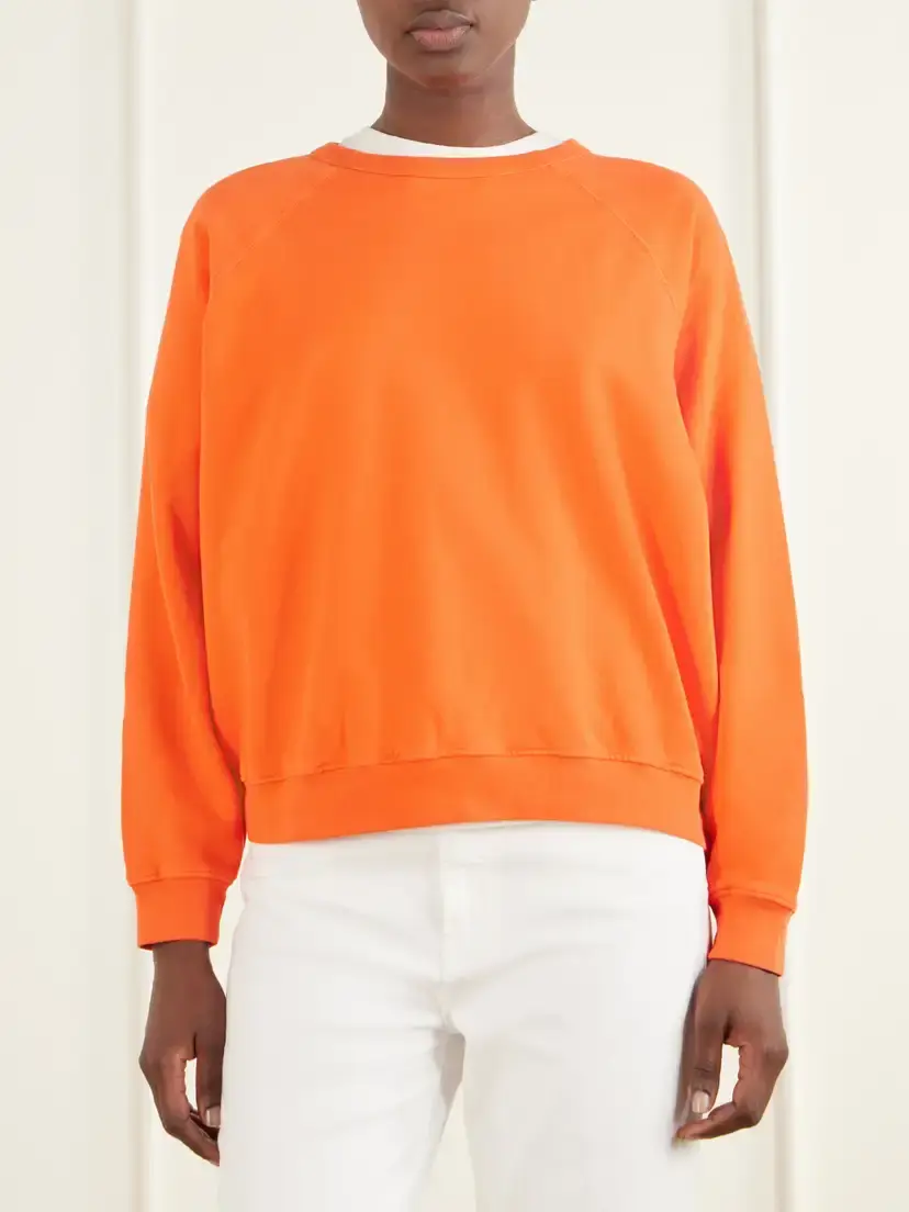 Mother The Biggie Concert Cotton Sweatshirt | Thumbnail 3