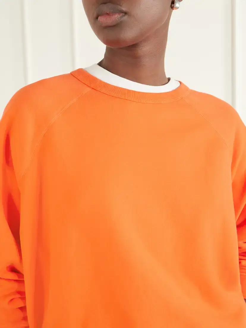 Mother The Biggie Concert Cotton Sweatshirt | Thumbnail 5