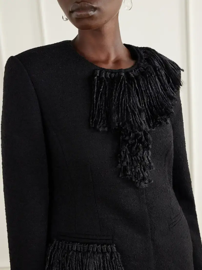 Heirlome Matilde Wool-blend Twill Jacket | Thumbnail 4 Heirlome Matilde Wool-blend Twill Jacket | Thumbnail 4