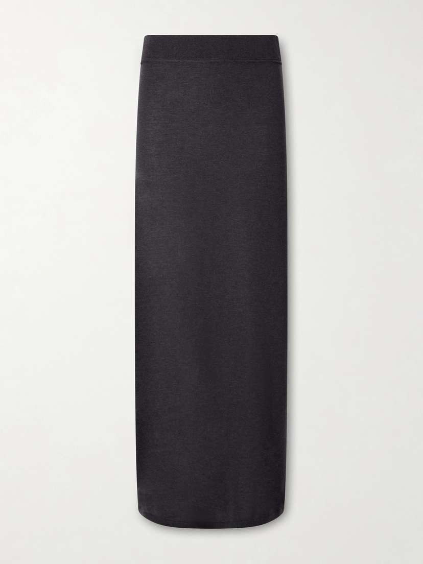 Lyocell And Cashmere-blend Midi Skirt Lyocell And Cashmere-blend Midi Skirt