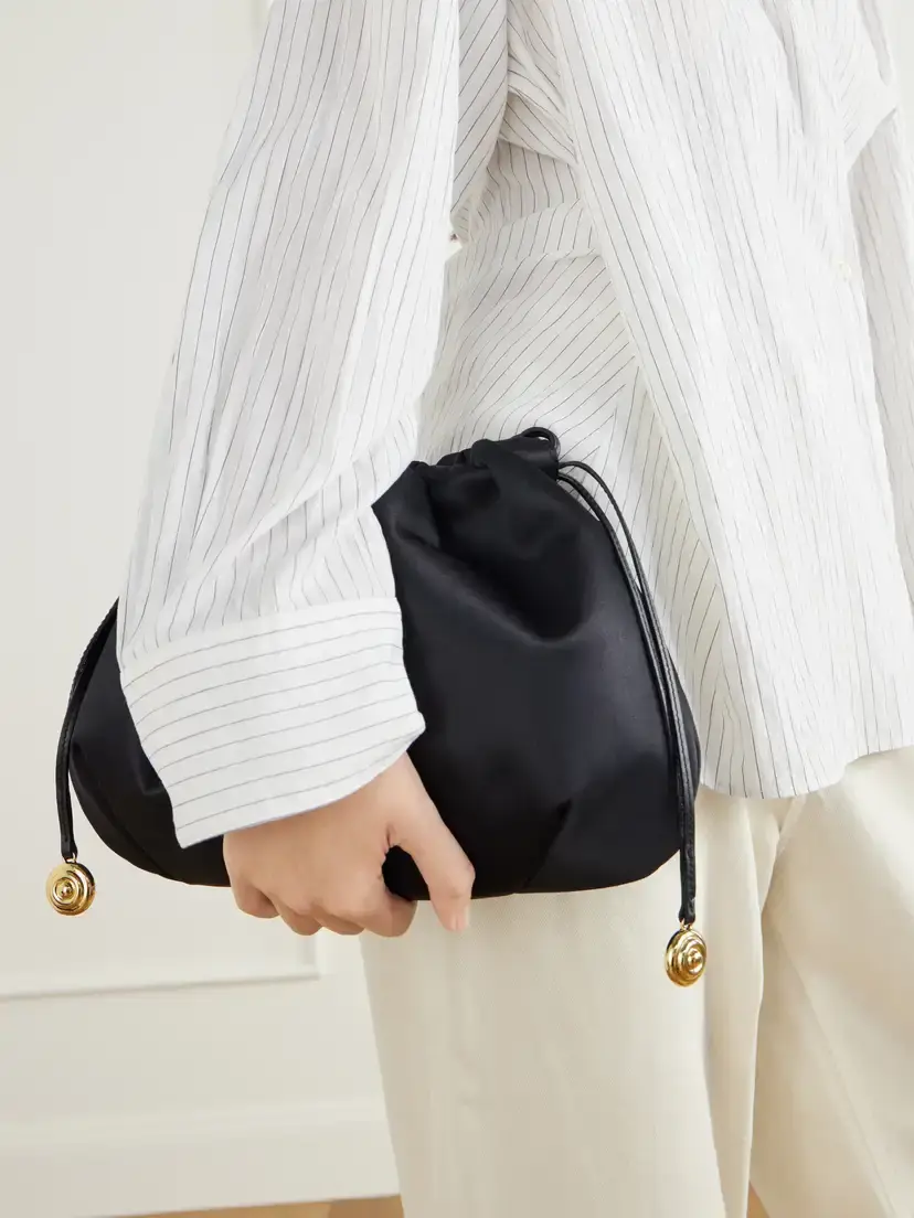 Liffner Charm-embellished Satin Clutch | Thumbnail 2