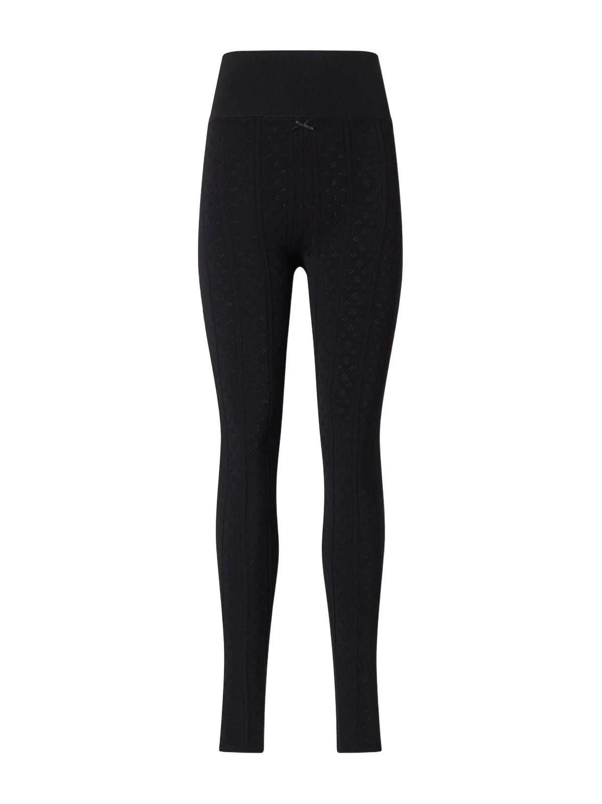 Pointelle-knit Stretch-jersey Leggings