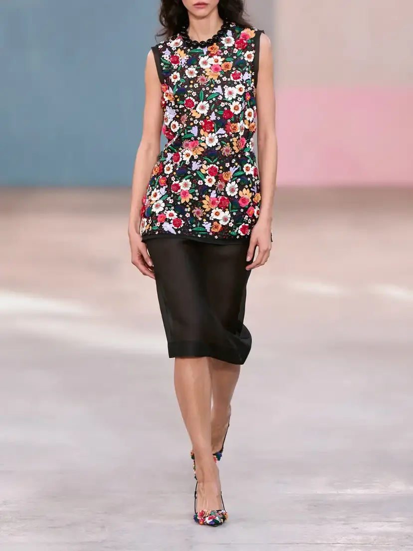 Carolina Herrera Silk-organza Midi Skirt | Thumbnail 6 Carolina Herrera Silk-organza Midi Skirt | Thumbnail 6