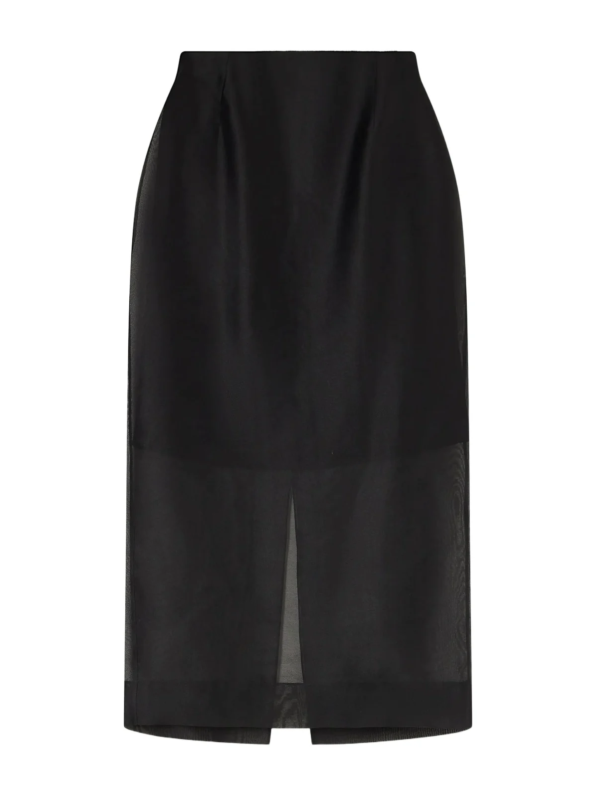 Silk-organza Midi Skirt