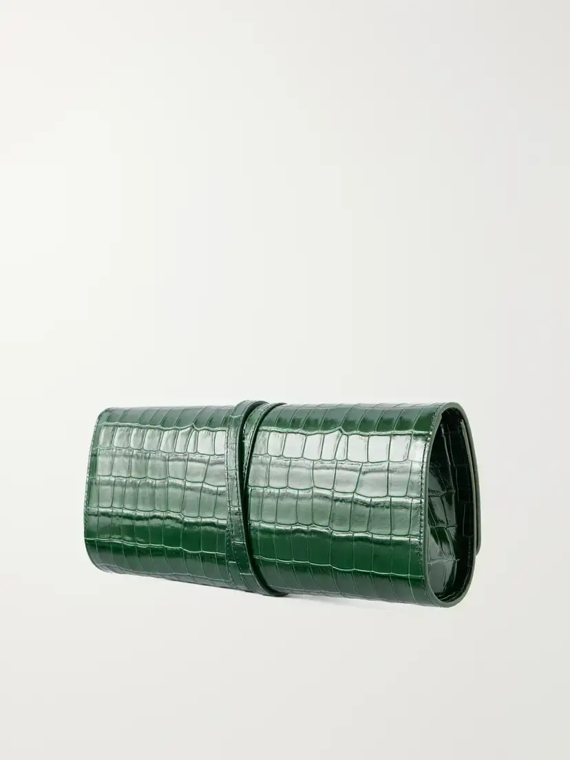 Liffner Belted Croc-effect Leather Clutch | Thumbnail 4 Liffner Belted Croc-effect Leather Clutch | Thumbnail 4