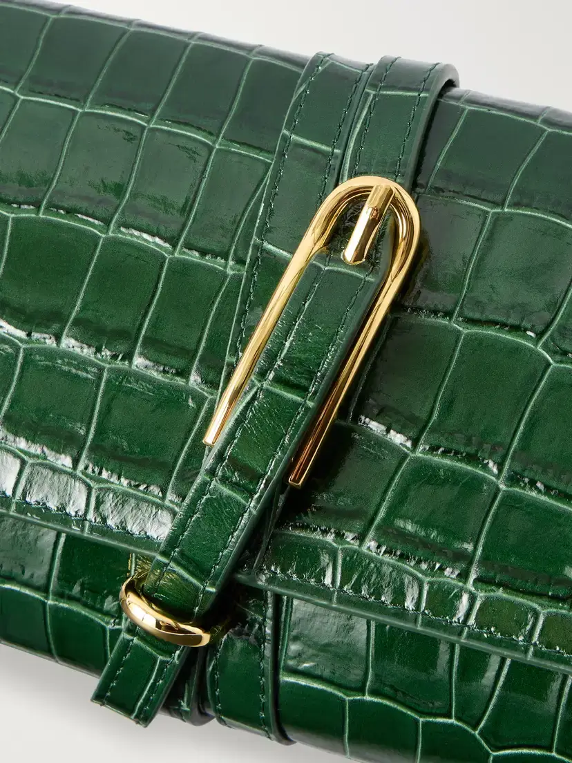 Liffner Belted Croc-effect Leather Clutch | Thumbnail 5 Liffner Belted Croc-effect Leather Clutch | Thumbnail 5