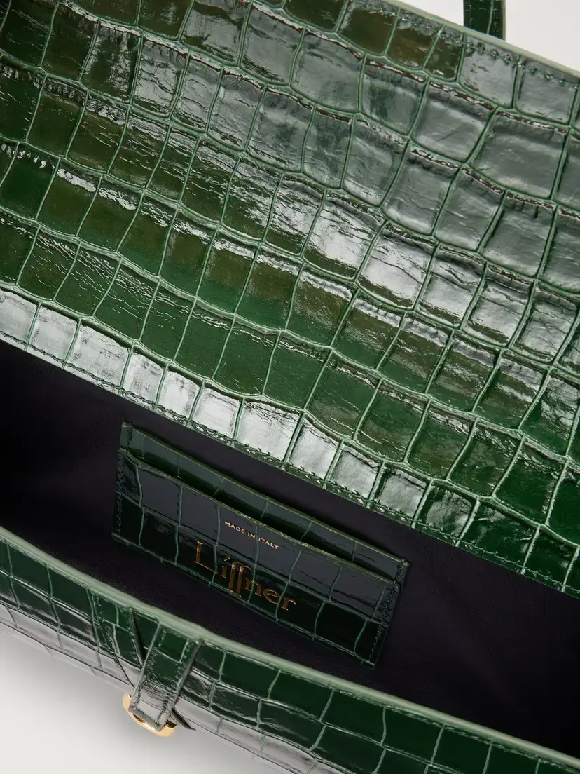 Liffner Belted Croc-effect Leather Clutch | Thumbnail 6 Liffner Belted Croc-effect Leather Clutch | Thumbnail 6