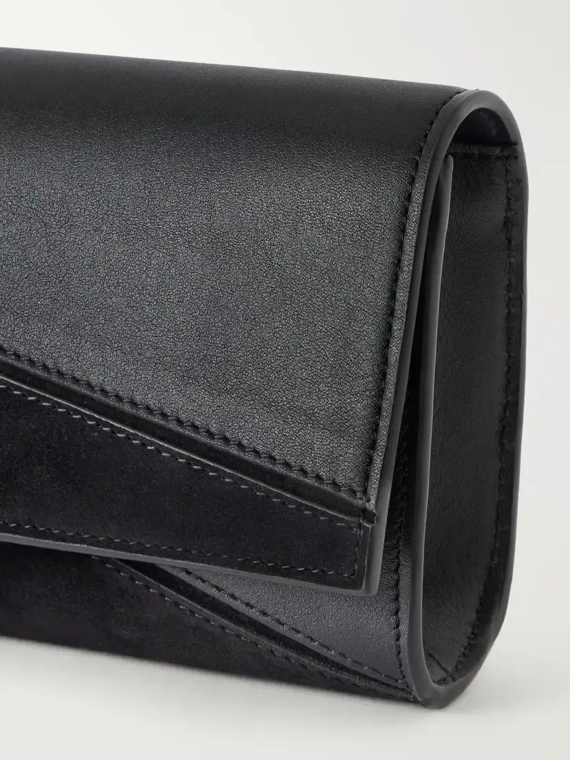Proenza Schouler Hex Leather And Suede Clutch - Black | Thumbnail 6 Proenza Schouler Hex Leather And Suede Clutch - Black | Thumbnail 6