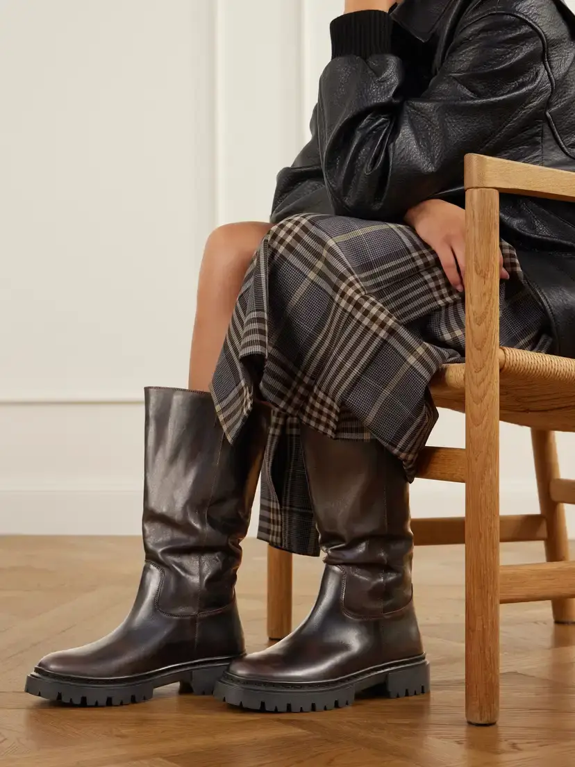 Staud Emmett Leather Knee Boots | Thumbnail 2 Staud Emmett Leather Knee Boots | Thumbnail 2