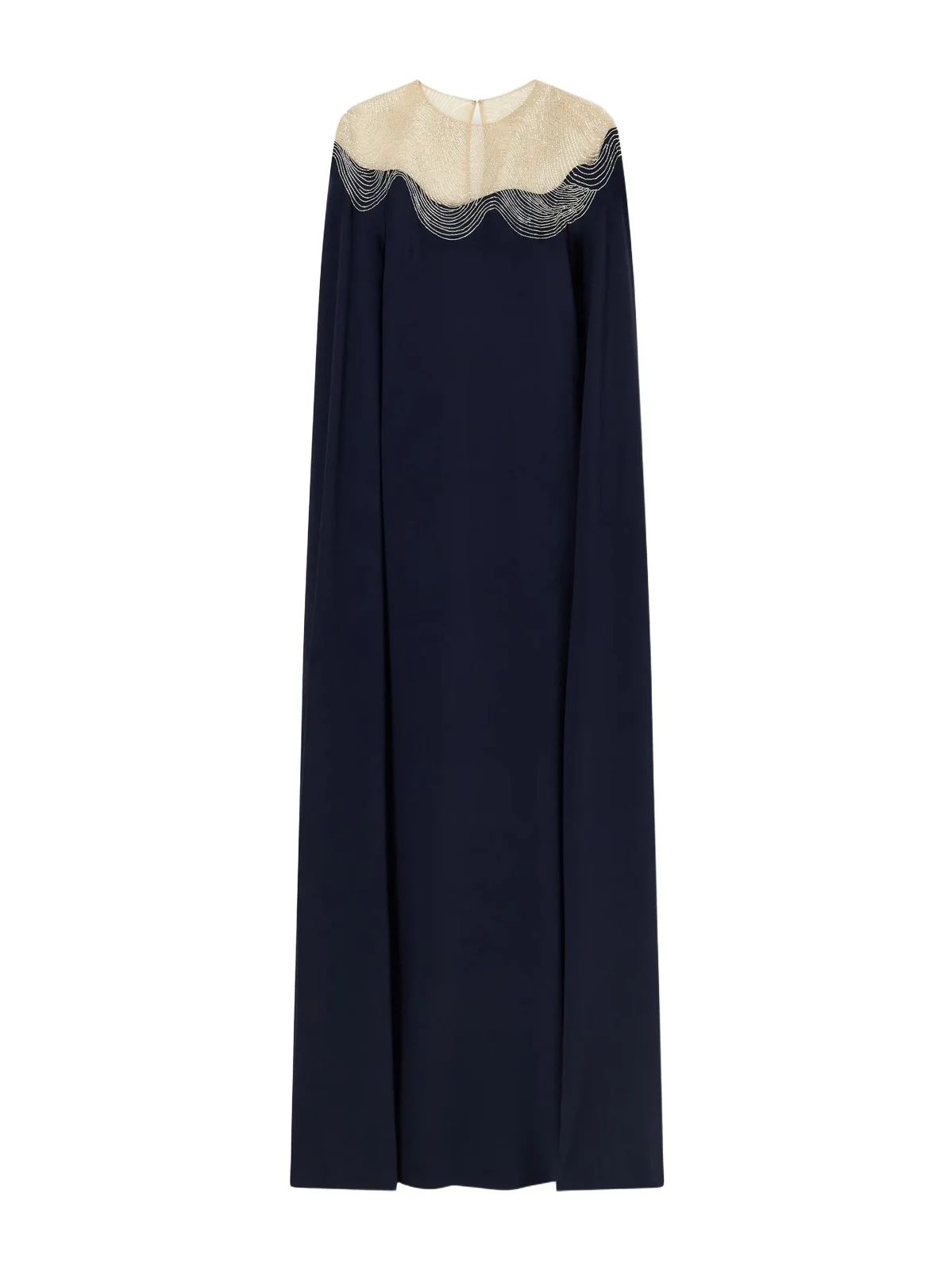 Embellished Stretch-silk Georgette Gown