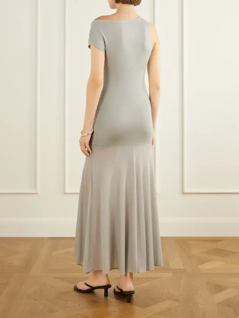 St. Agni Ribbed Tencel™ Lyocell-blend Jersey Maxi Dress | Thumbnail 3 St. Agni Ribbed Tencel™ Lyocell-blend Jersey Maxi Dress | Thumbnail 3