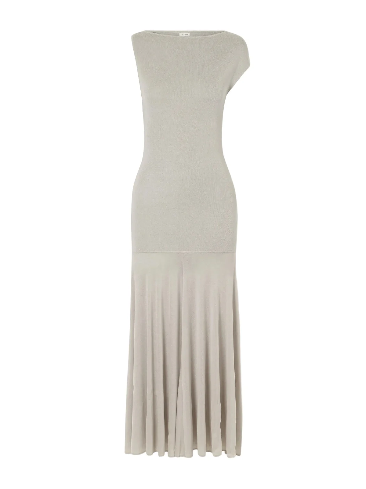 Ribbed Tencel™ Lyocell-blend Jersey Maxi Dress