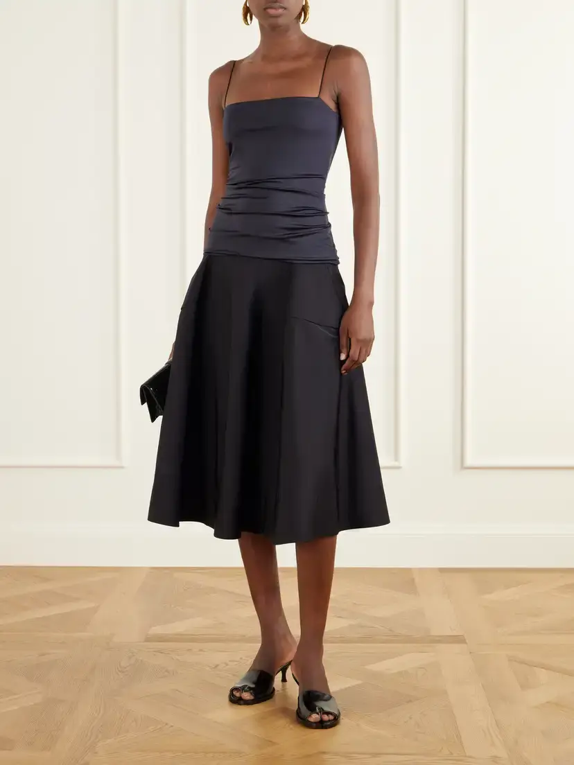 Jacquemus La Robe Paradiso Satin Midi Dress | Thumbnail 2 Jacquemus La Robe Paradiso Satin Midi Dress | Thumbnail 2