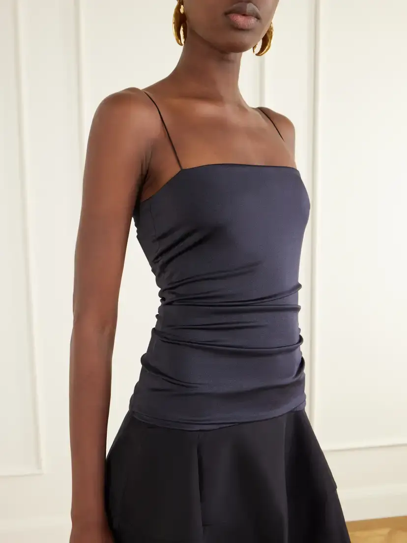 Jacquemus La Robe Paradiso Satin Midi Dress | Thumbnail 4 Jacquemus La Robe Paradiso Satin Midi Dress | Thumbnail 4