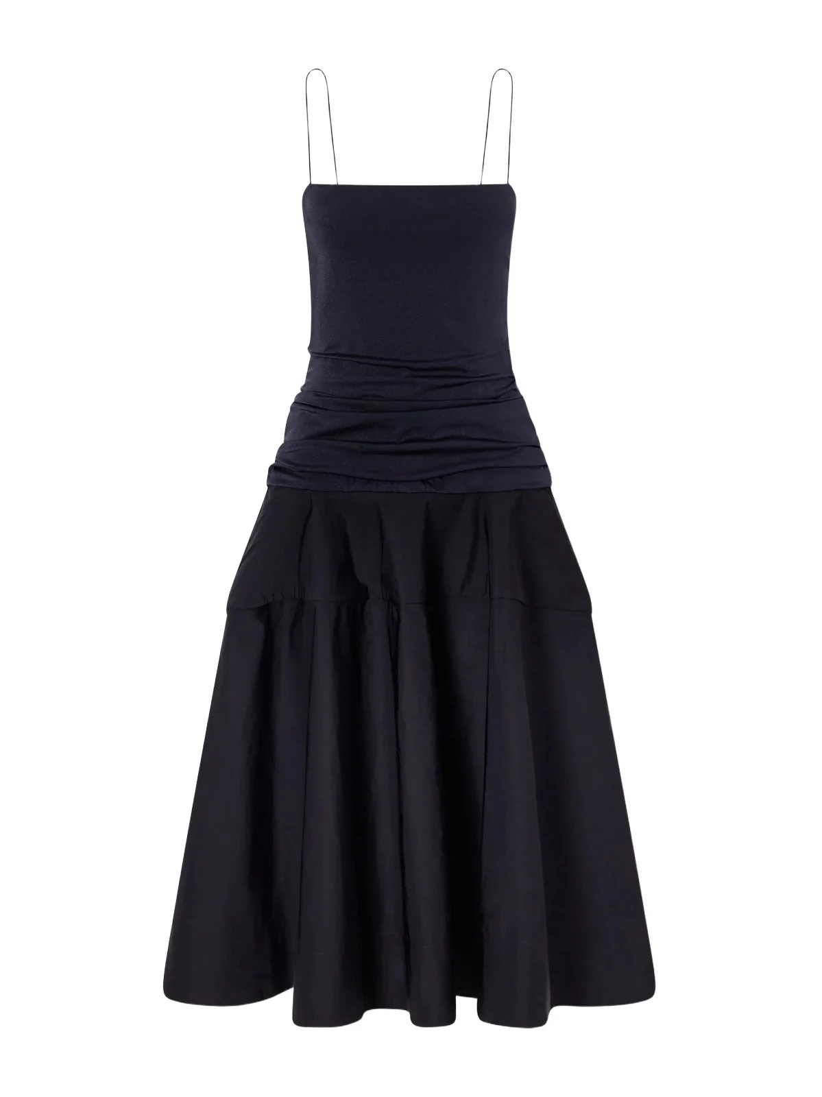 La Robe Paradiso Satin Midi Dress