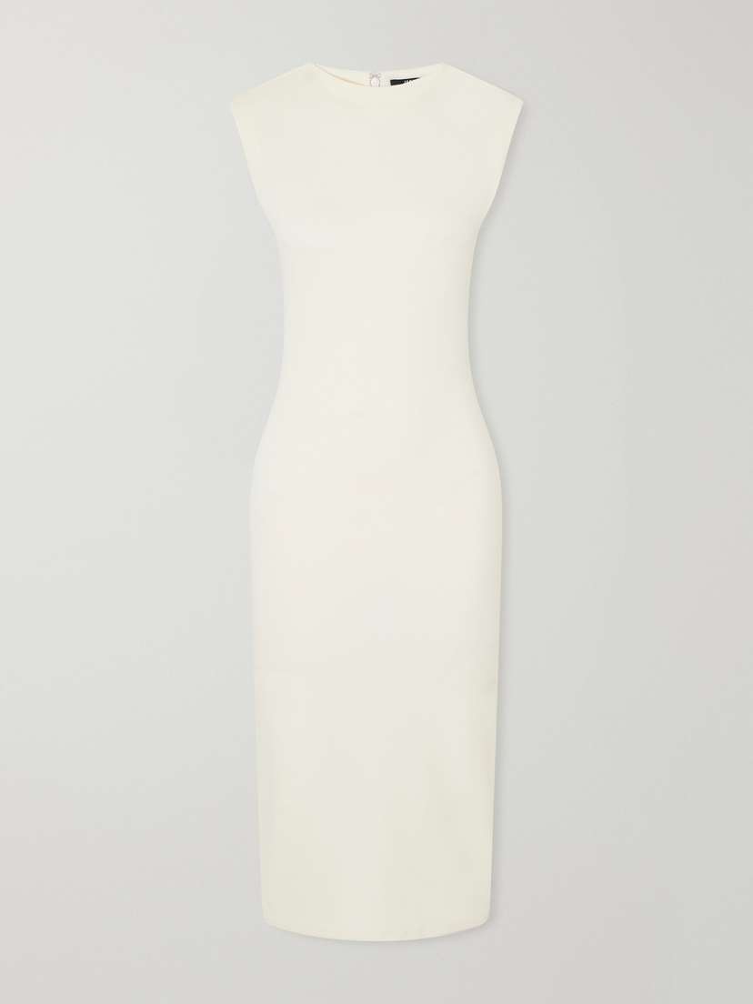 La Robe Alba Crepe Midi Dress
