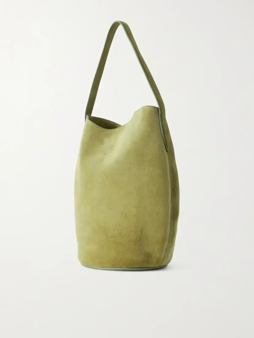 Liffner Belted Bucket Suede Shoulder Bag | Thumbnail 4 Liffner Belted Bucket Suede Shoulder Bag | Thumbnail 4