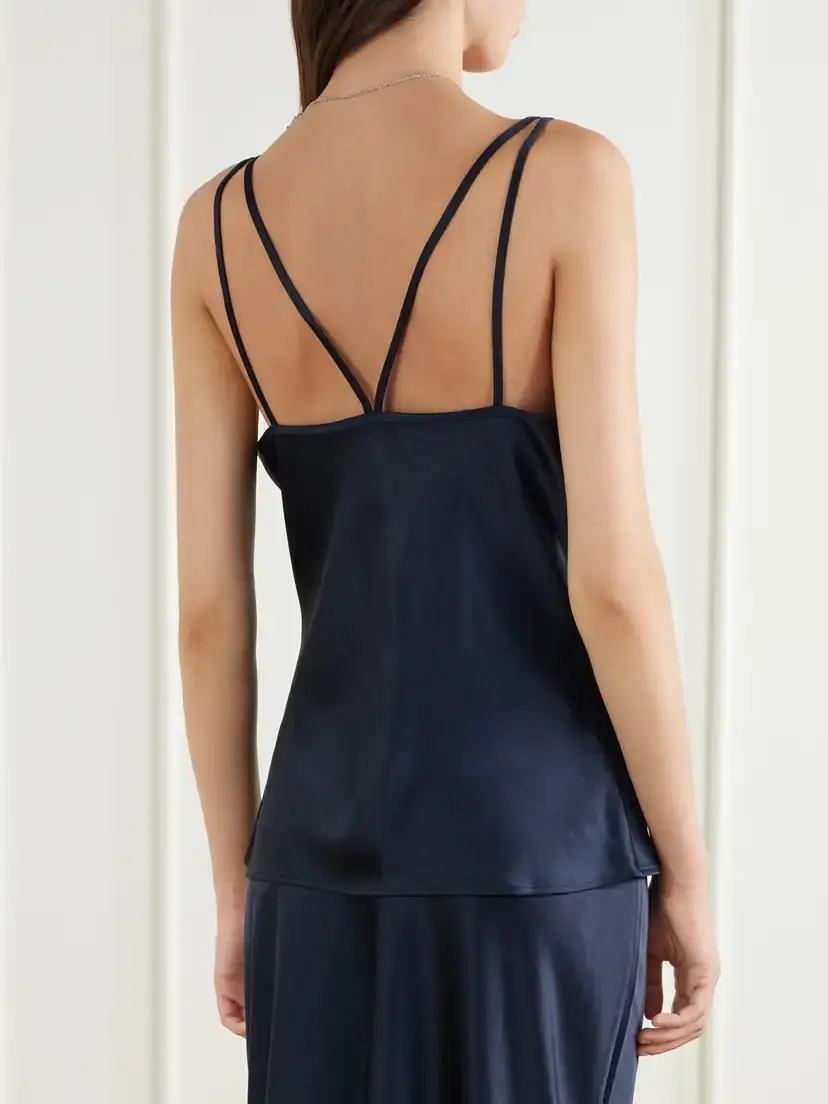 Anine Bing Blanca Satin Cami | Thumbnail 4 Anine Bing Blanca Satin Cami | Thumbnail 4