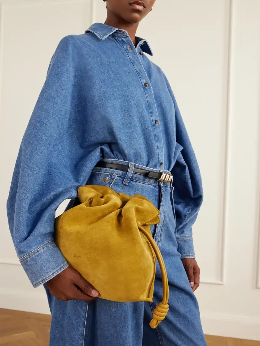 Loewe Flamenco Medium Suede Clutch | Thumbnail 2 Loewe Flamenco Medium Suede Clutch | Thumbnail 2