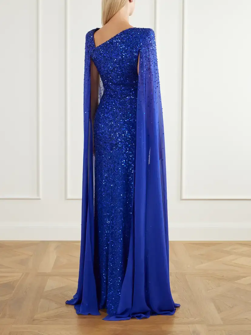 Jenny Packham Twilight Sequin-embellished Gown | Thumbnail 3