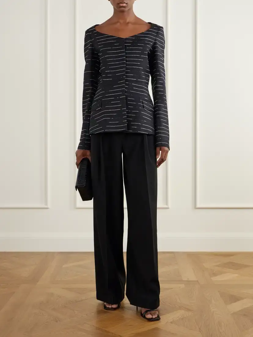 LIBEROWE Mika Pleated Wool Straight-leg Pants | Thumbnail 2 LIBEROWE Mika Pleated Wool Straight-leg Pants | Thumbnail 2