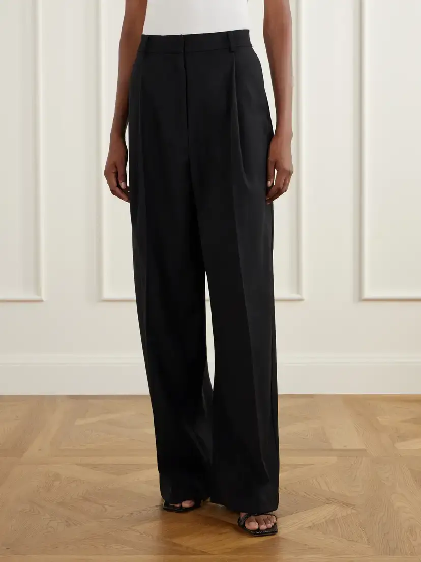 LIBEROWE Mika Pleated Wool Straight-leg Pants | Thumbnail 3 LIBEROWE Mika Pleated Wool Straight-leg Pants | Thumbnail 3