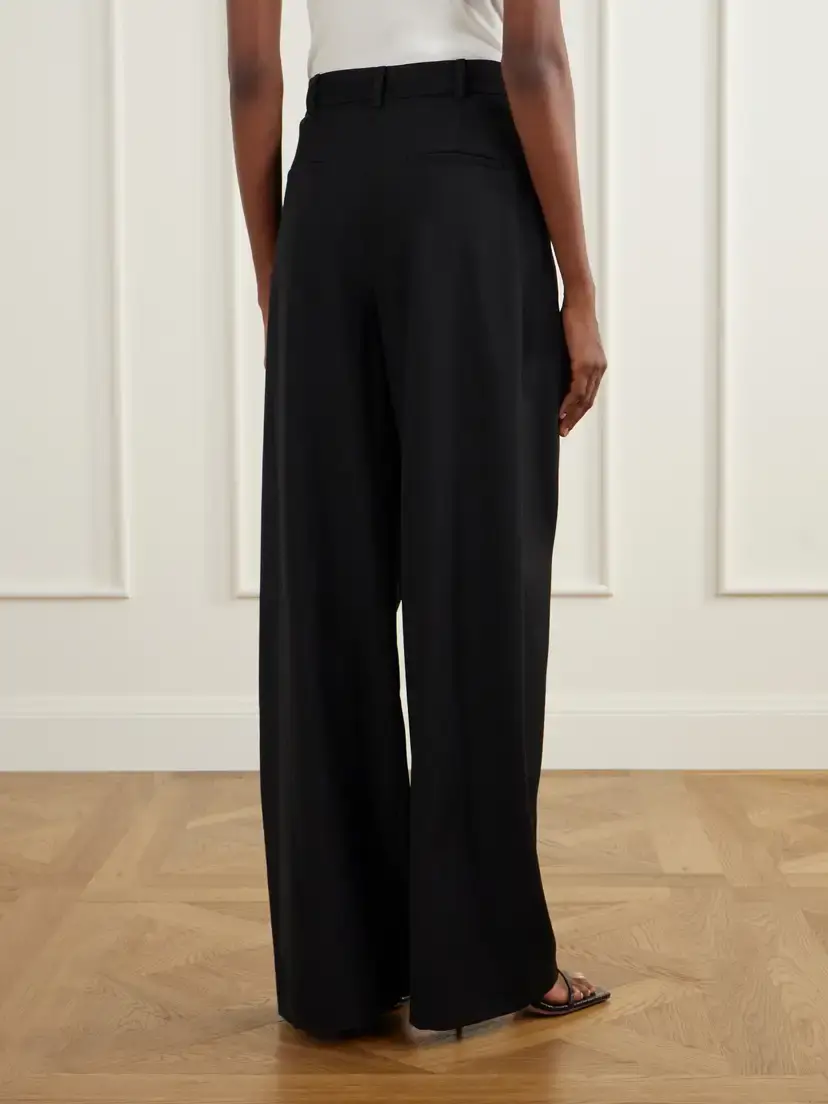 LIBEROWE Mika Pleated Wool Straight-leg Pants | Thumbnail 4 LIBEROWE Mika Pleated Wool Straight-leg Pants | Thumbnail 4