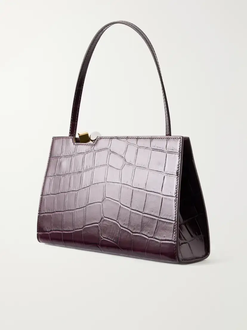 Jacquemus Le Salon Crocodile-effect Leather Tote | Thumbnail 4 Jacquemus Le Salon Crocodile-effect Leather Tote | Thumbnail 4