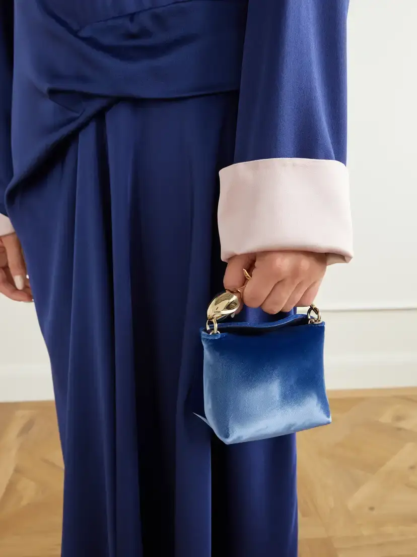 Erdem Mini Bloom Velvet Top-handle Bag | Thumbnail 2 Erdem Mini Bloom Velvet Top-handle Bag | Thumbnail 2