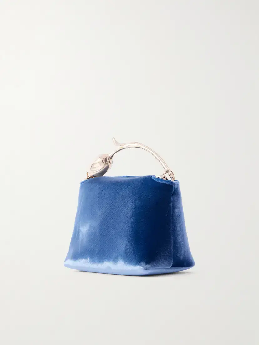 Erdem Mini Bloom Velvet Top-handle Bag | Thumbnail 4 Erdem Mini Bloom Velvet Top-handle Bag | Thumbnail 4