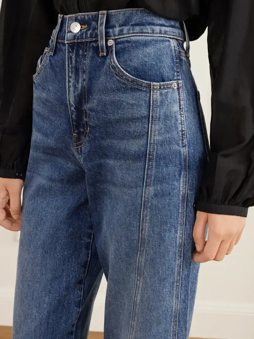 Veronica Beard Taylor Mid-rise Wide-leg Jeans | Thumbnail 5 Veronica Beard Taylor Mid-rise Wide-leg Jeans | Thumbnail 5