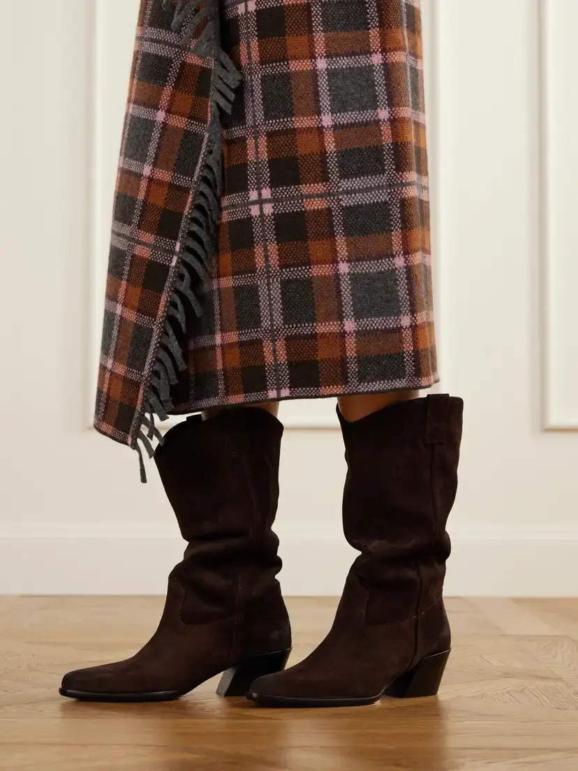Staud Monty Suede Ankle Boots | Thumbnail 2 Staud Monty Suede Ankle Boots | Thumbnail 2